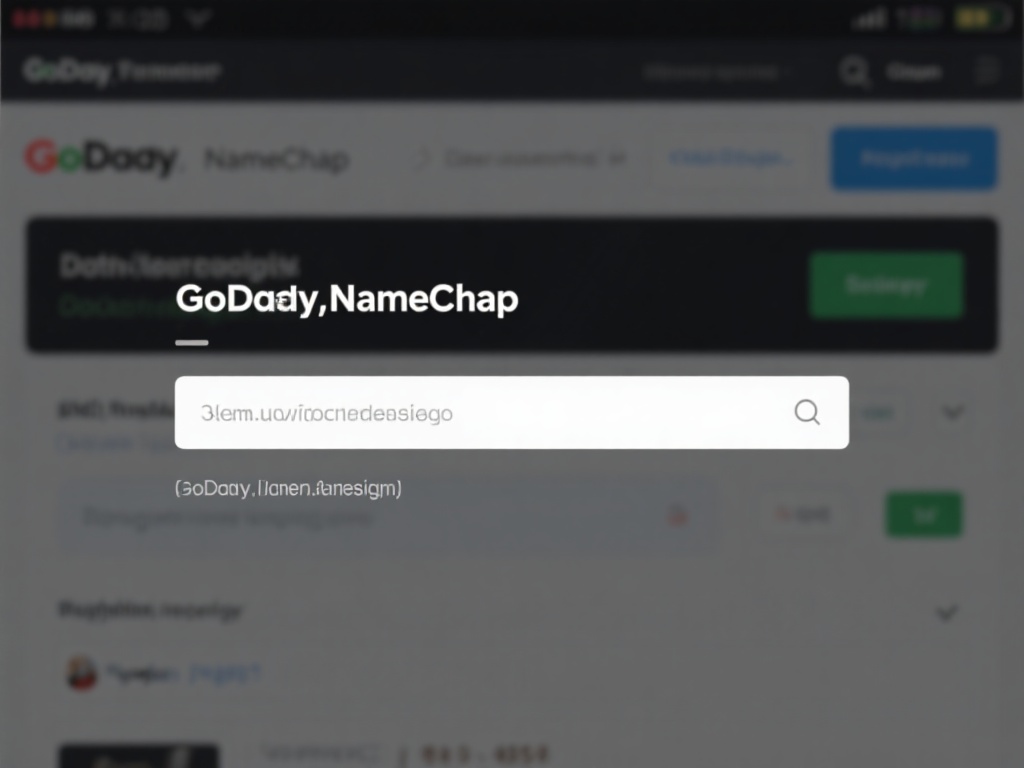 查询域名可用性：通过域名注册平台（如GoDaddy